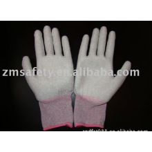 ESD Palm Coated Cleanroom Antistatic Gloves